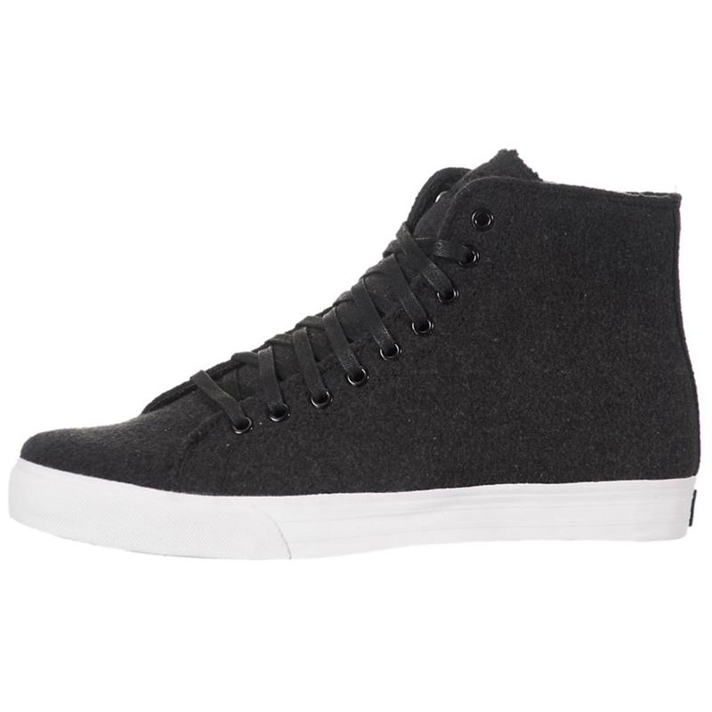 Buty Supra THUNDER HIGH - Sneakersy Wysokie Damskie - Czarne (FPKD-02758)